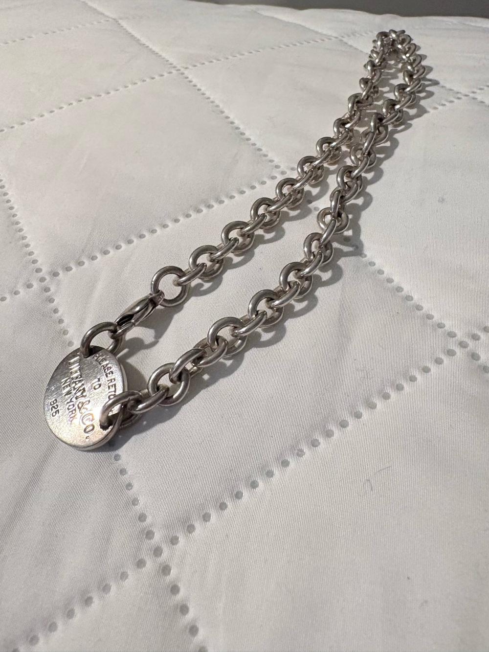 Tiffany & Co. Sterling Silver Chunky Link Necklace